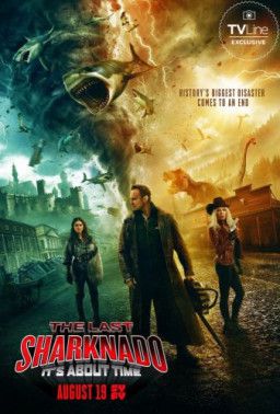 Последний акулий торнадо: Как раз во время / The Last Sharknado: It&#39;s About Time (2018) HDRip &#124; Jaskier